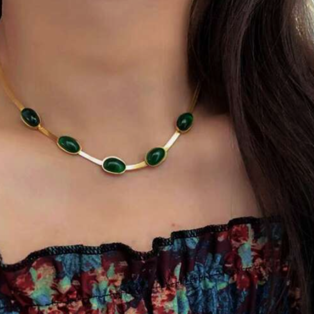 Miniatura 2 de Set collar pendientes y pulseras esmeral